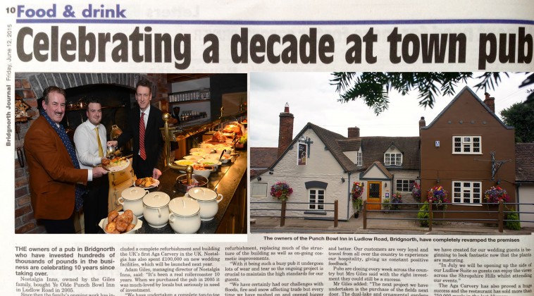AGA Carvery Launch with Boycie & AGA CEO, William McGrath & Owner Adam Giles