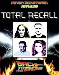 New Year’s Eve Party 2019 - Total Recall - A twist on the 80’s Tribute